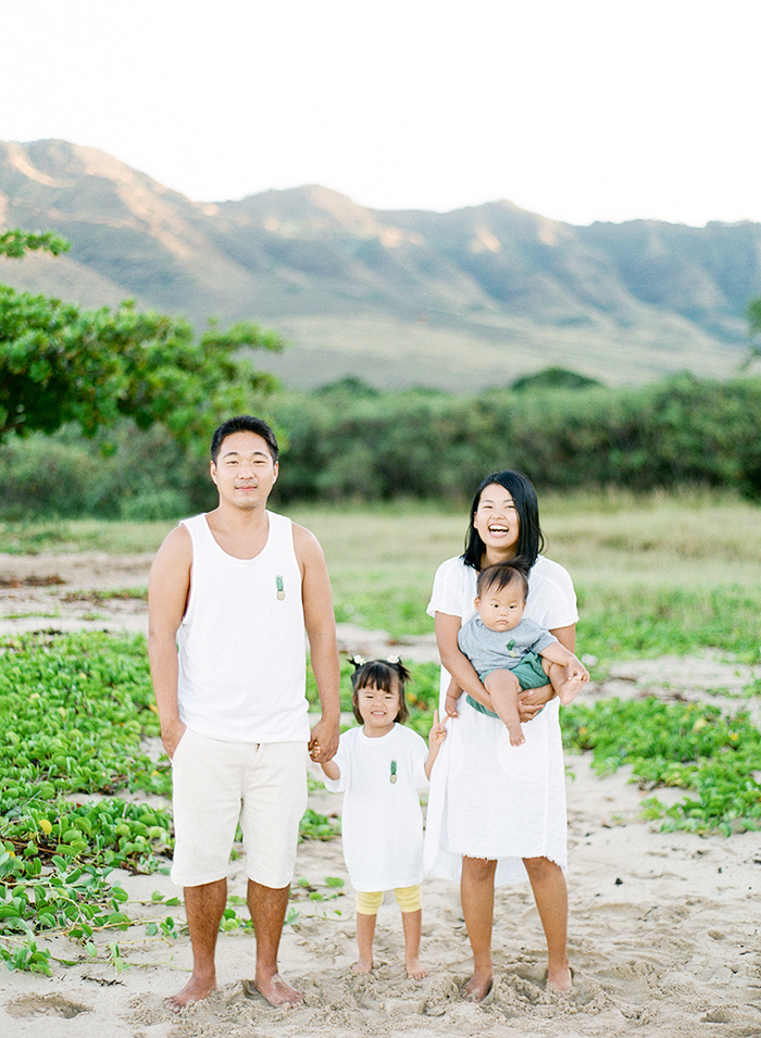 Hawaii family photos by film photographer, Laura Ivanova
