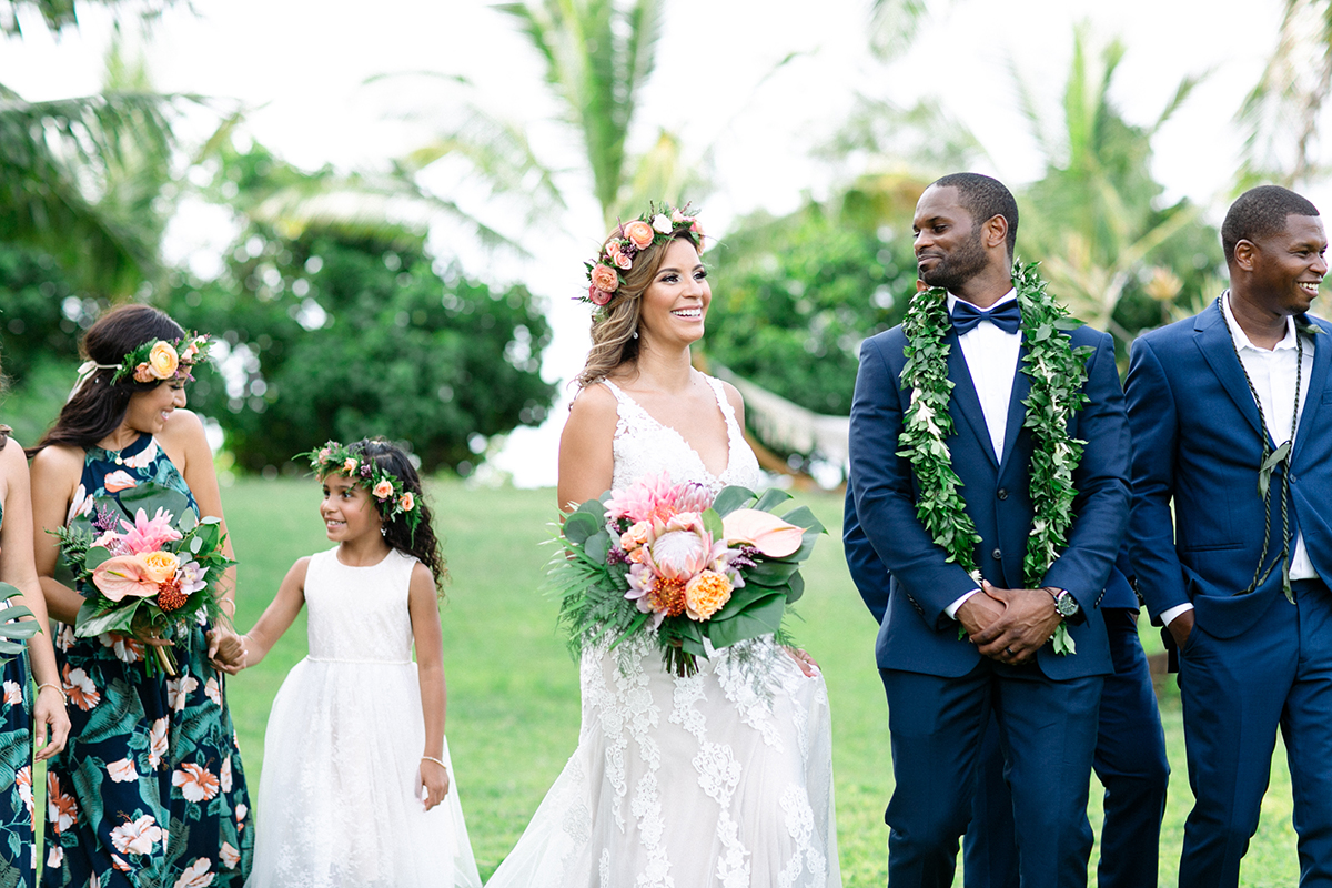Hawaii Tropical Wedding by film photographer, Laura Ivanova