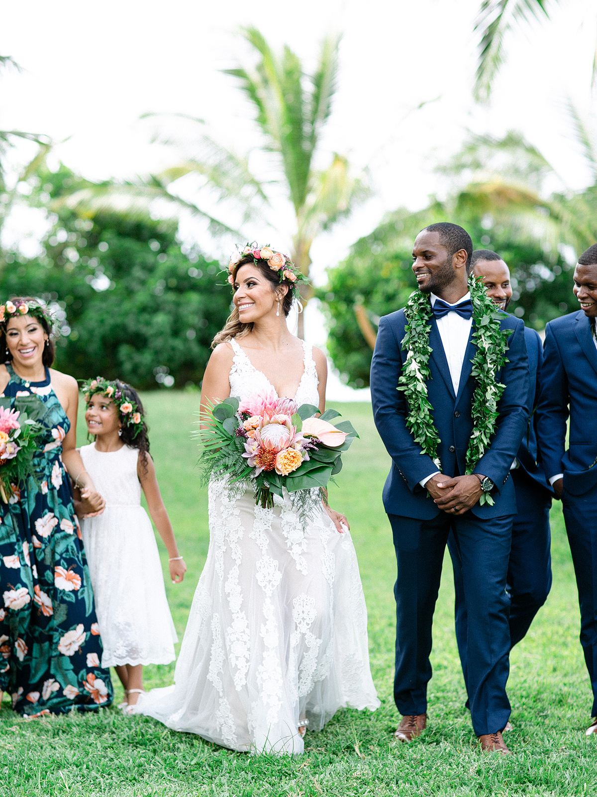 Loulu Palms Wedding on film, by Oahu based photographer, Laura Ivanova