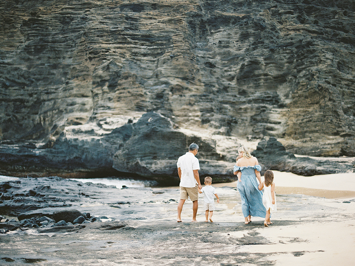 Oahu family session on film by Laura Ivanova Photography