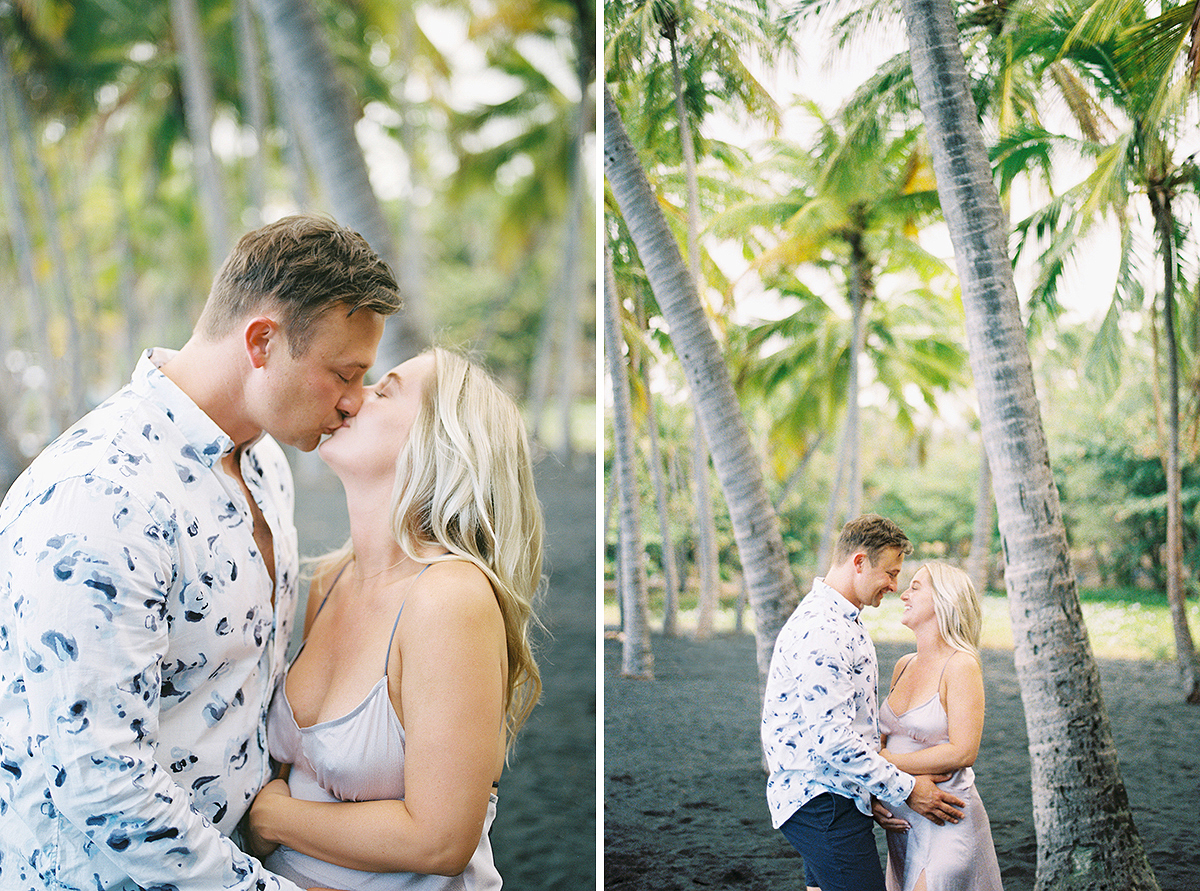Hawaii couples session on film by Laura Ivanova Photography