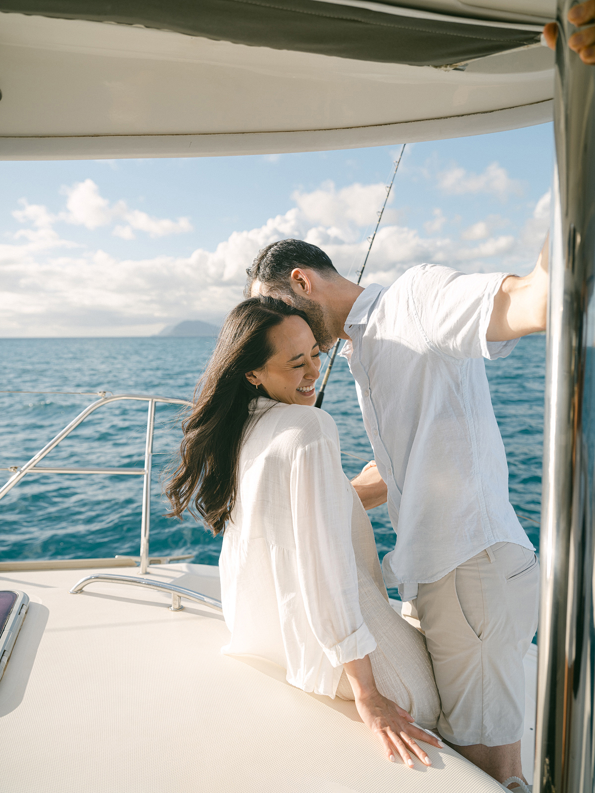 sunset sail engagement session by Laura Ivanova Photography