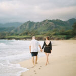 Sunrise couples session in Laie, Oahu
