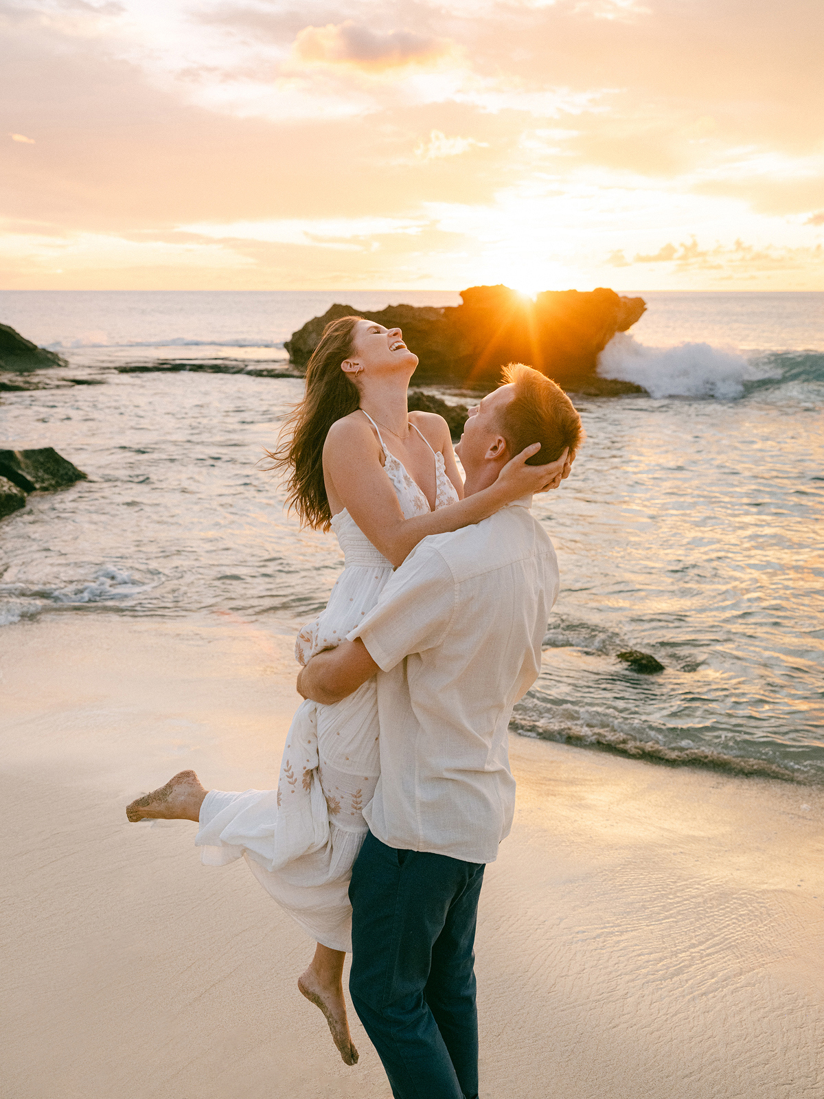 hawaii couples session on film. Captured by Laura Ivanova Photography