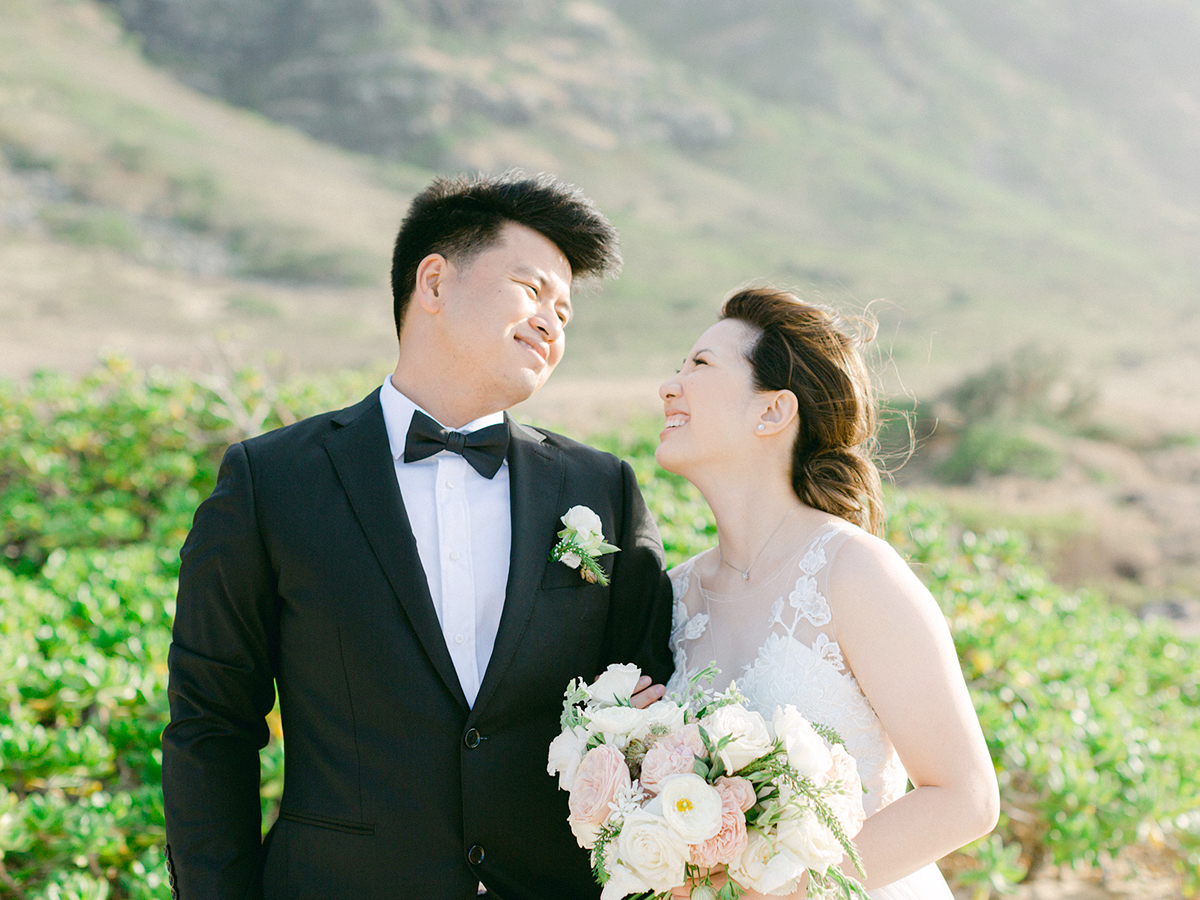 Oahu wedding on film by Laura Ivanova Photography