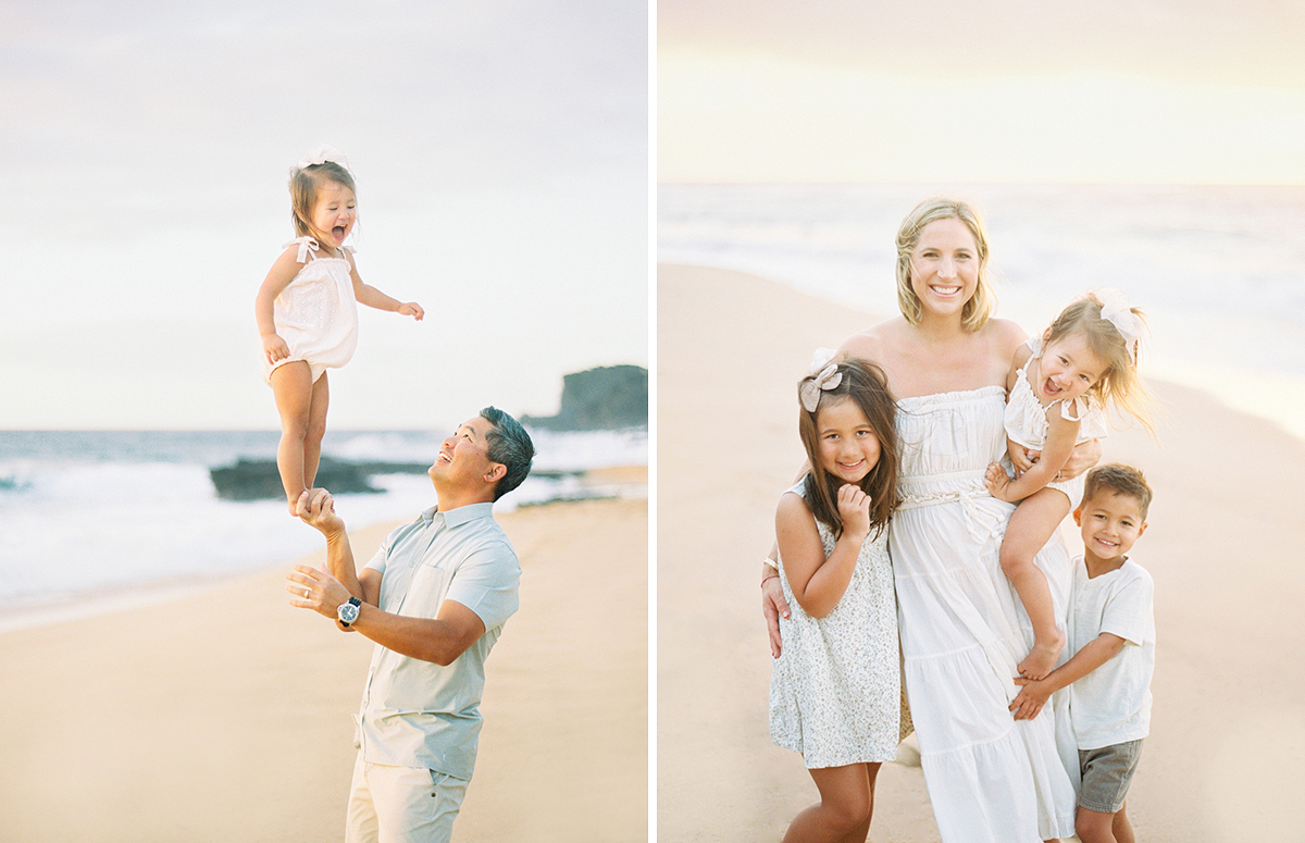 Hawaii family photography session on film by Laura Ivanova