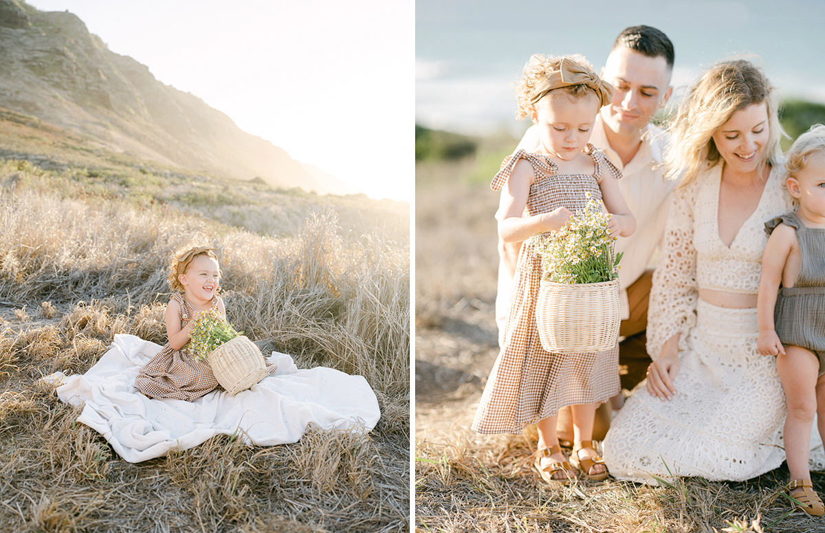 north shore family photographer, Laura Ivanova, captures this family of four on Oahu!