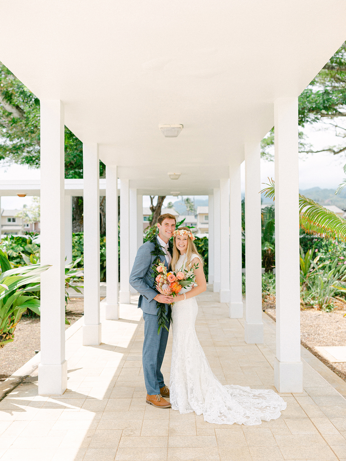 Laie, Oahu wedding, by Hawaii film photographer, Laura Ivanova