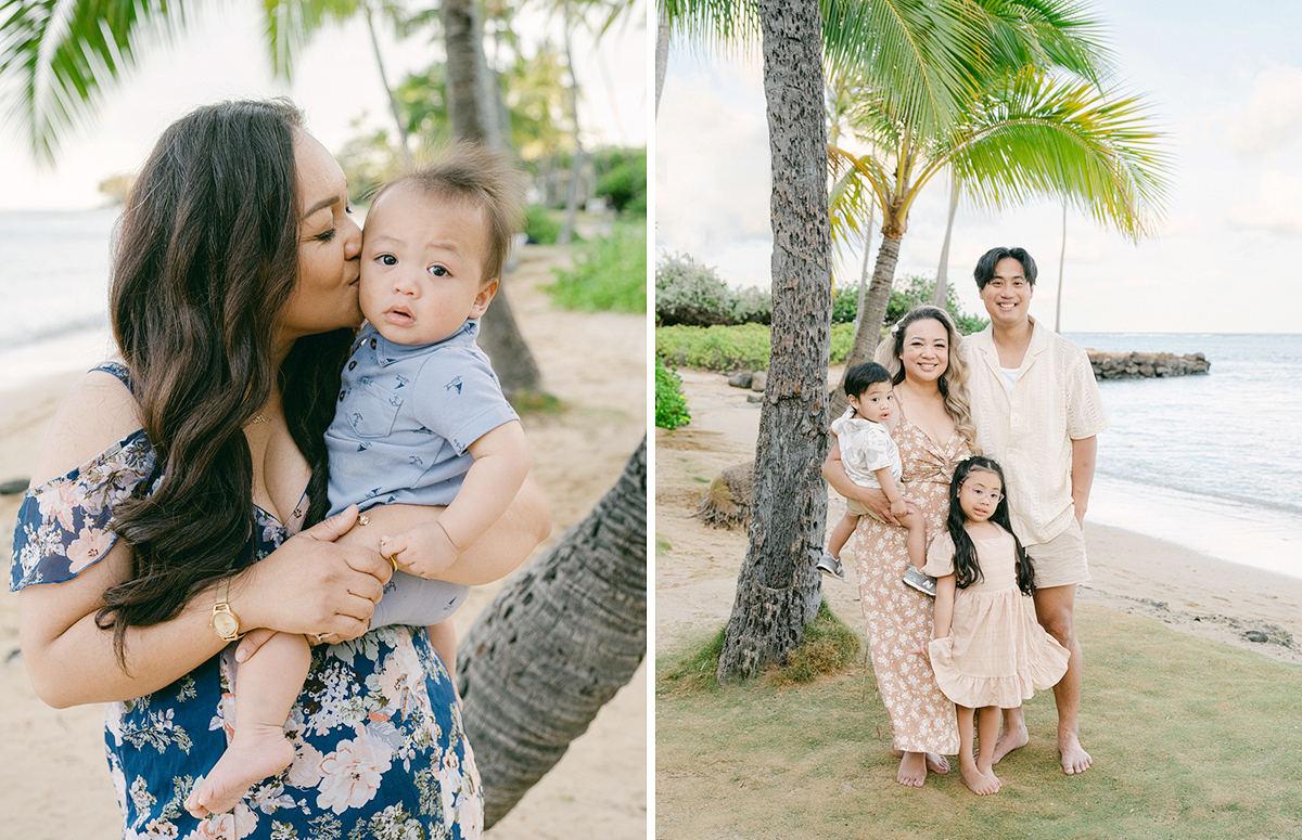 Oahu, Hawaii family session by film & digital photographer, Laura Ivanova