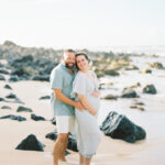 Sunset maternity session on the North Shore