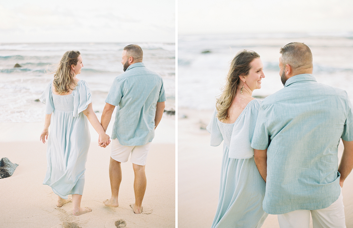 Hawaii couples session on the North Shore of Oahu