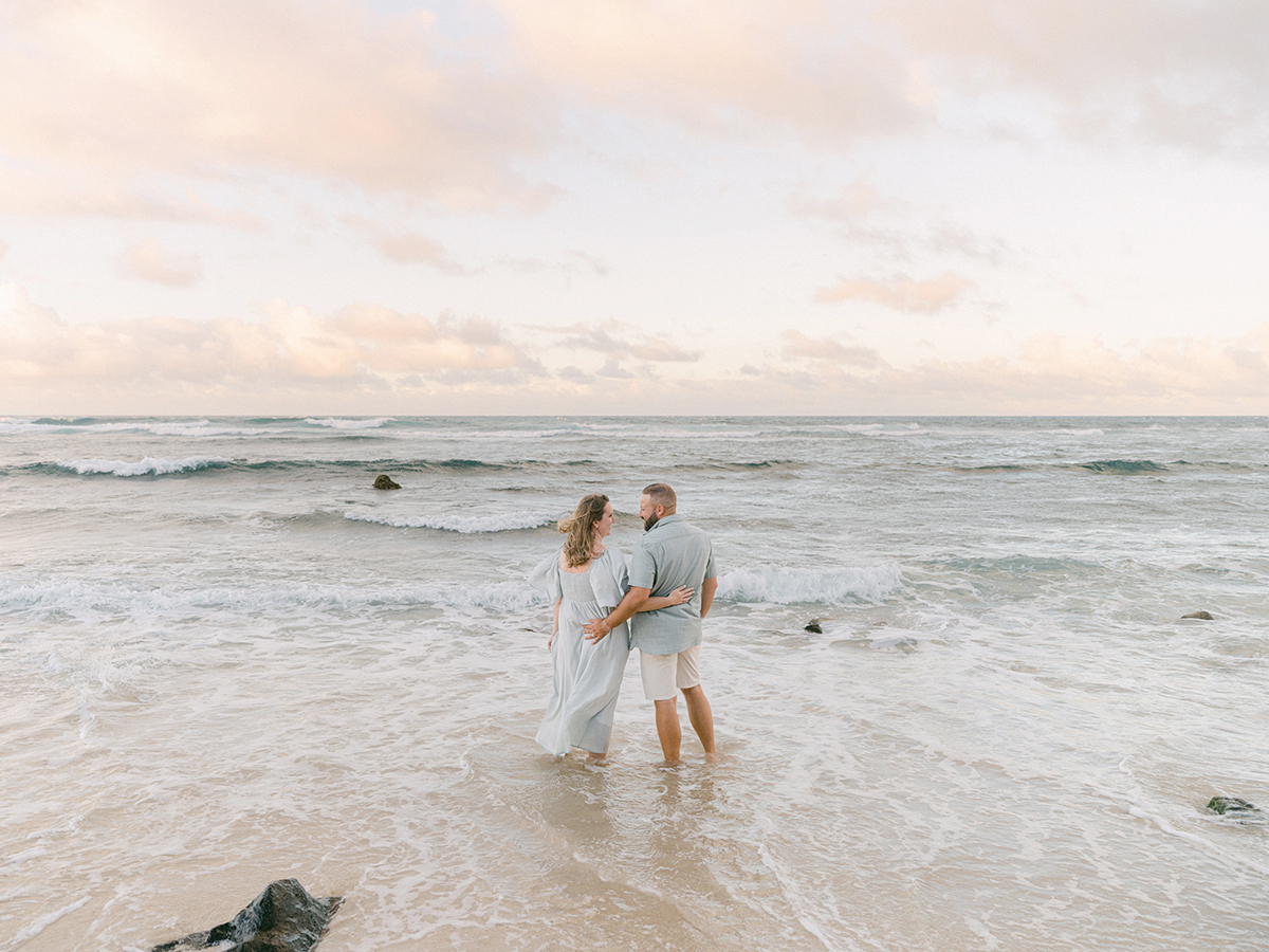 Hawaii couples session on the North Shore of Oahu