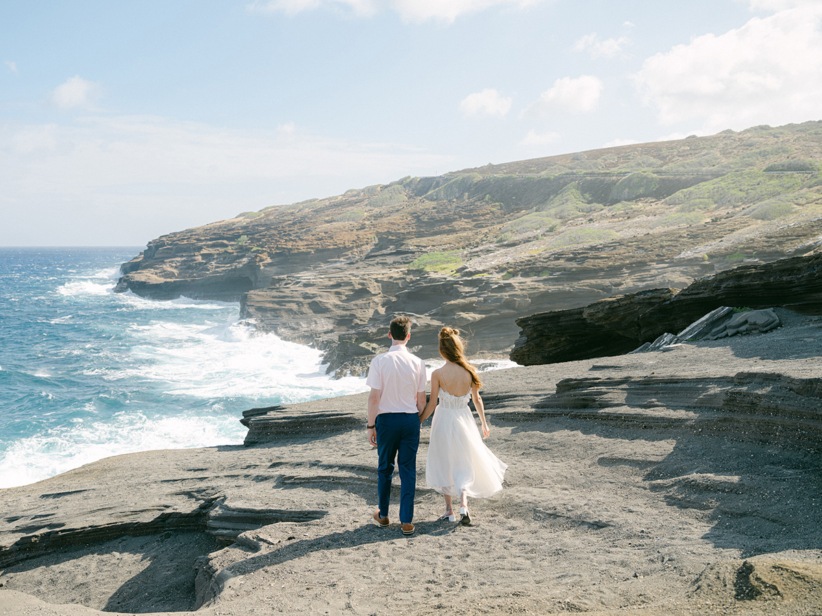 Intimate Oahu wedding on film by Laura Ivanova Photography