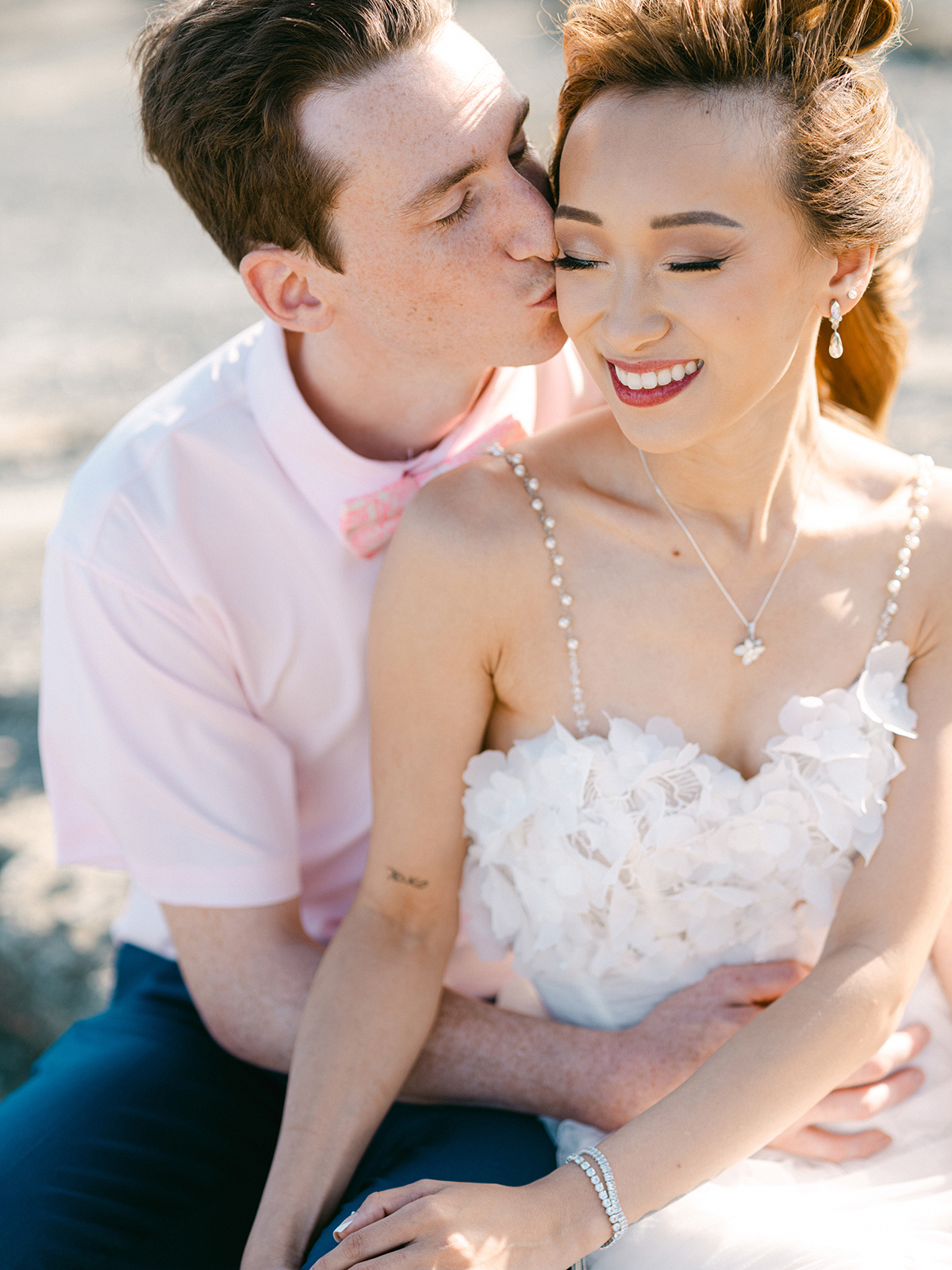 Intimate Oahu wedding on film by Laura Ivanova Photography