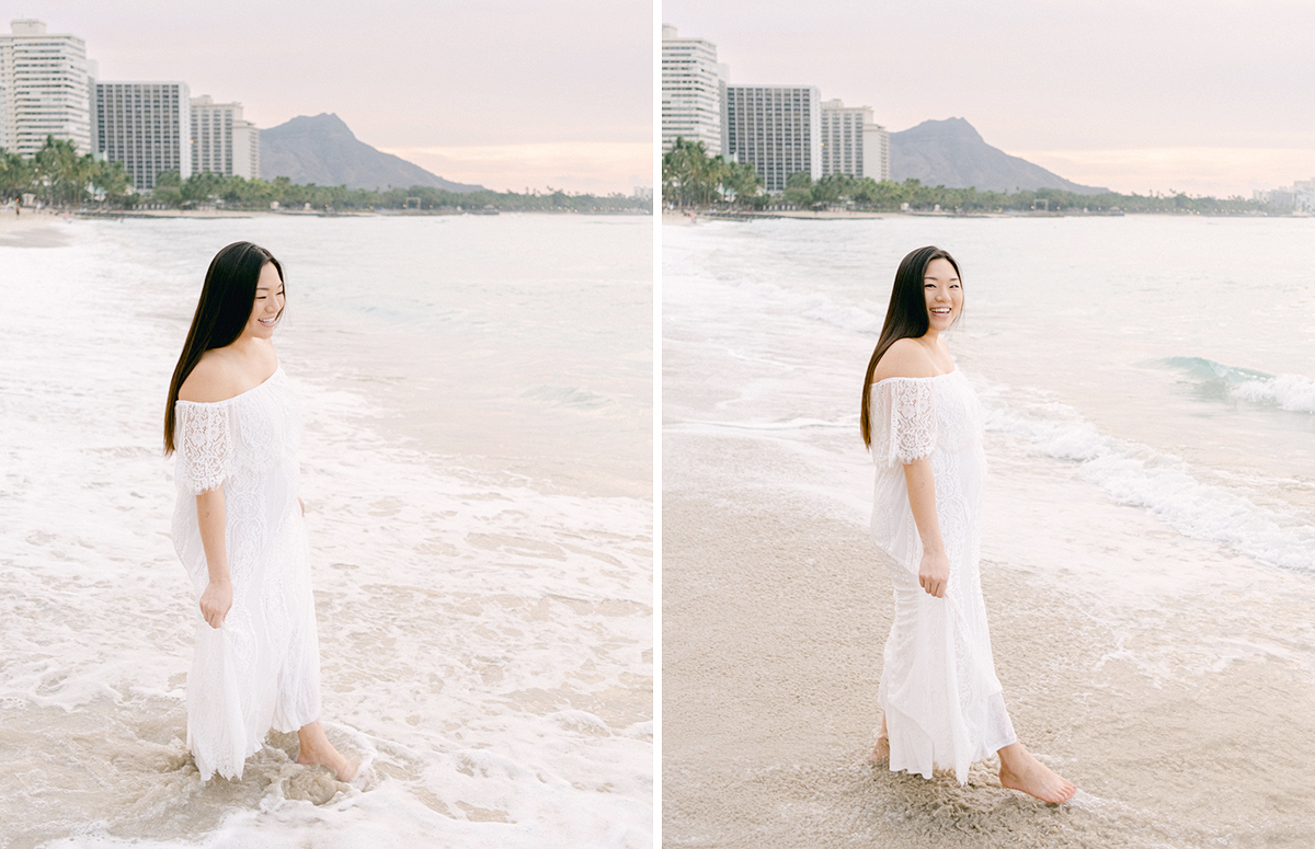 Hawaii couples session on film by Laura Ivanova Photography