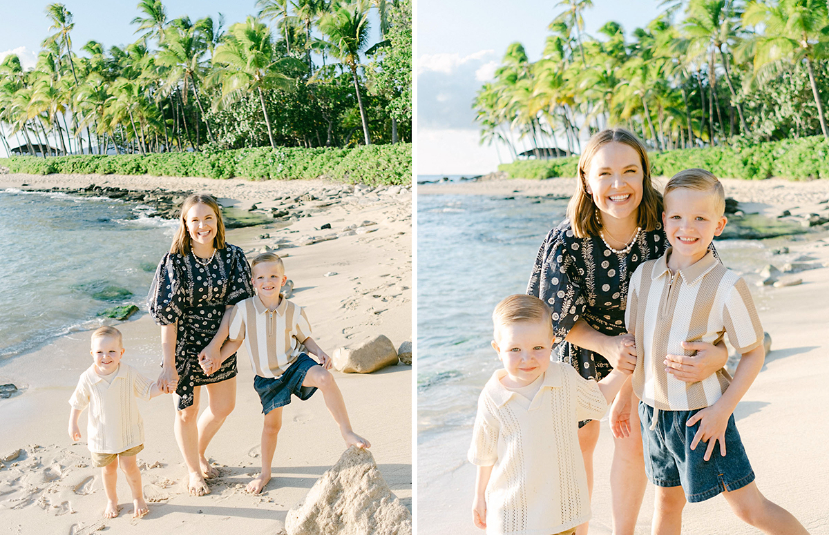 Four Season family photography on Oahu, Hawaii by Laura Ivanova Photography