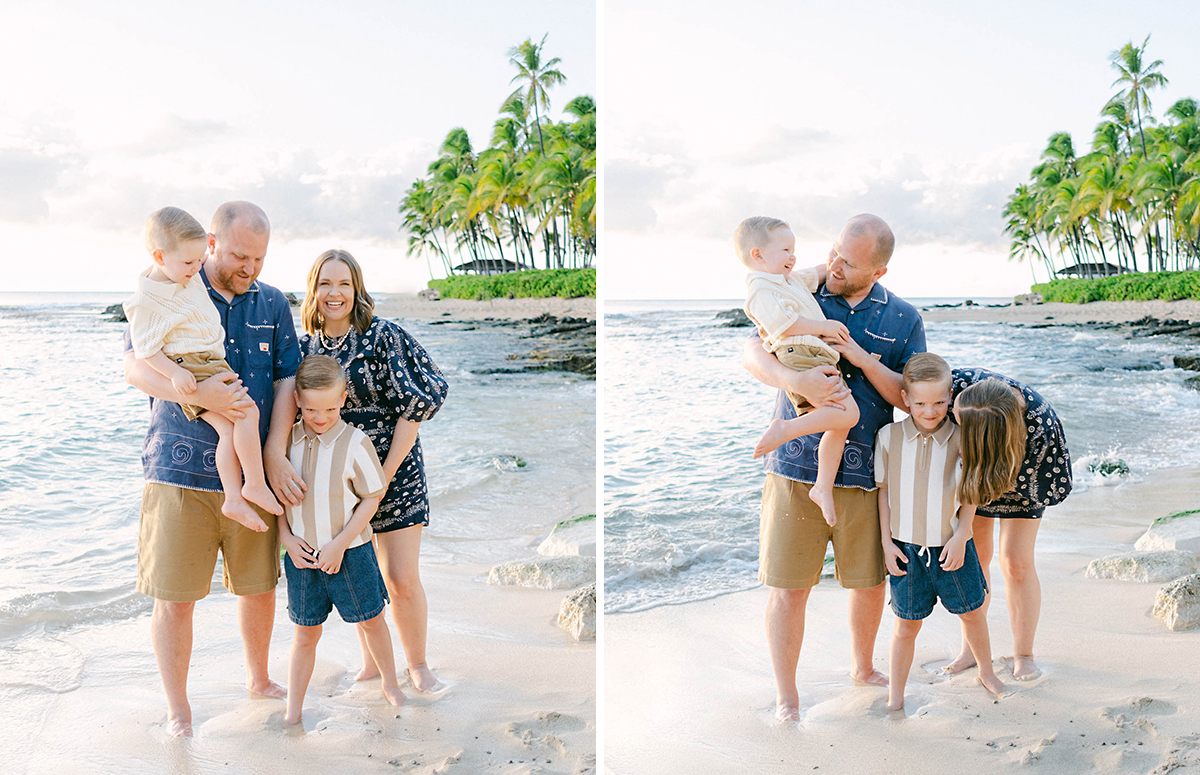 Four Season family photography on Oahu, Hawaii by Laura Ivanova Photography