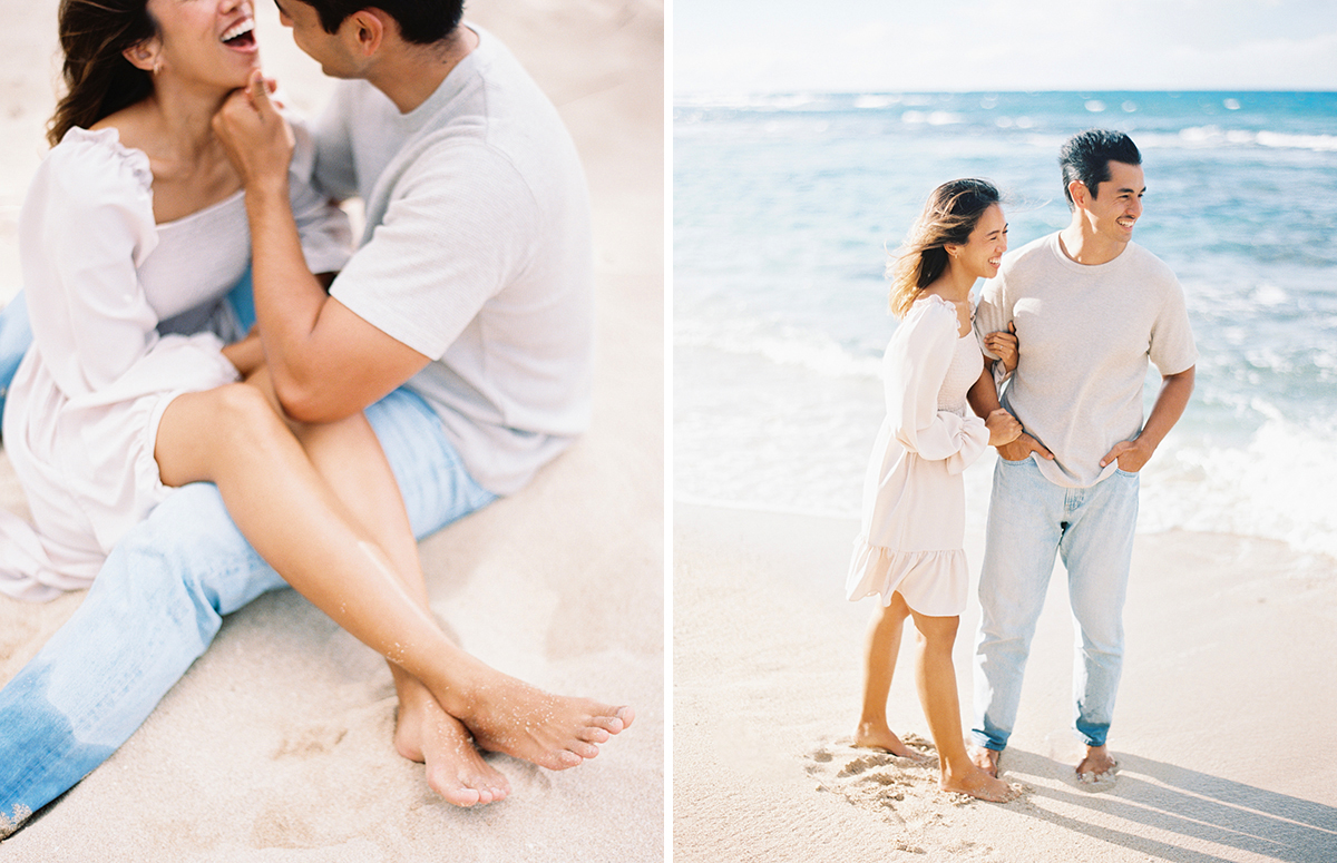 Oahu couples photo session by Laura Ivanova Photography