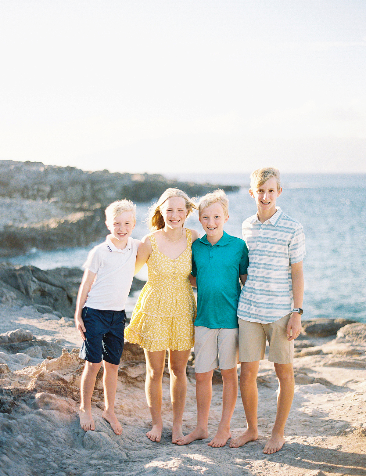 Maui family photography session on film by Hawaii based photographer, Laura Ivanova