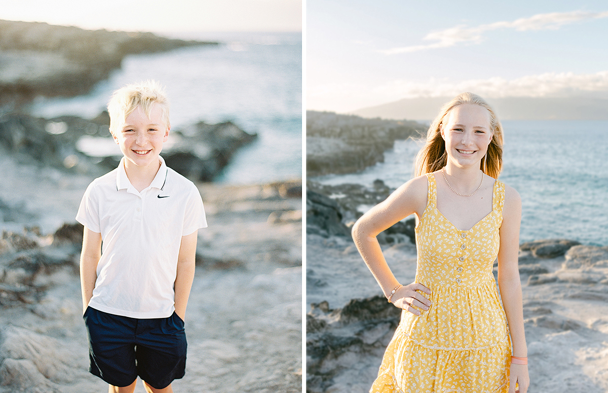 Maui family photography session on film by Hawaii based photographer, Laura Ivanova