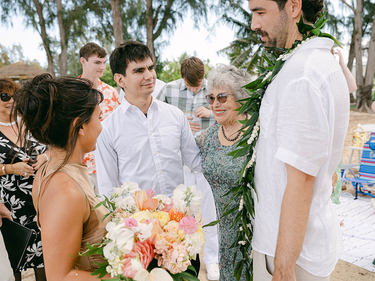 Film wedding at Turtle Bay Oahu, Hawaii by Laura Ivanova Photography