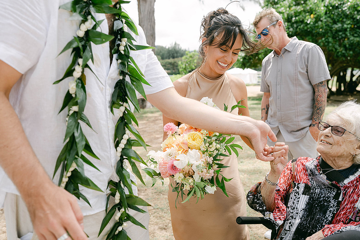 Film wedding at Turtle Bay Oahu, Hawaii by Laura Ivanova Photography