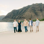 Calm & serene sunrise family session at Makua