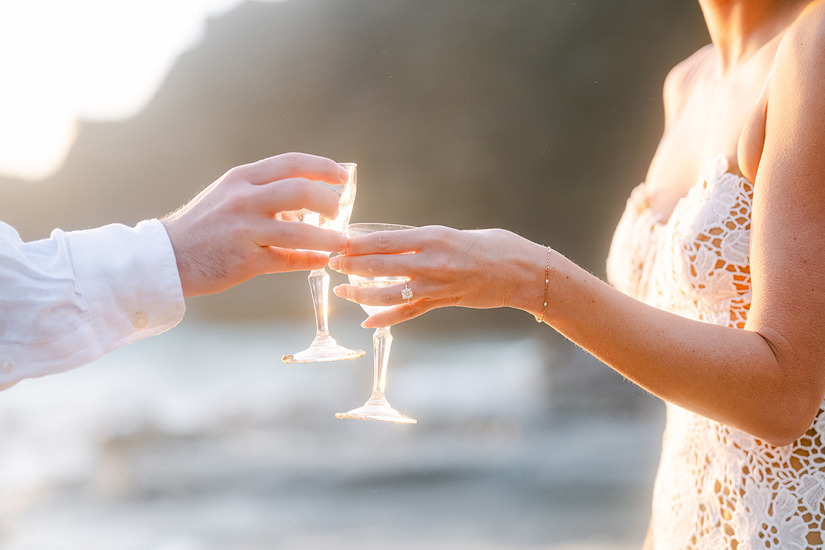 oahu sunrise engagement photography